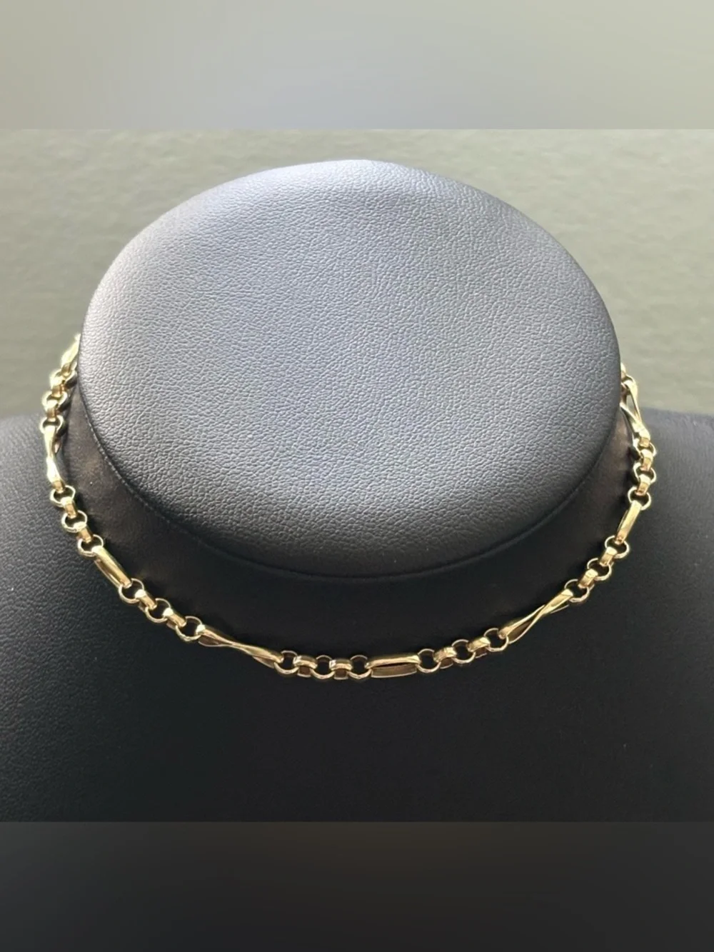 EG 14k Yellow Gold Chain 10” Bracelet Italy 585 Signed LobsterClasp 3.6g 3.175mm